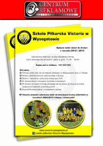 centrumreklamowe.com.pl PLAKATY - szkoła piłkarska