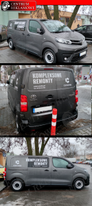 oklejanie aut, reklama na samochodzie, zmiana koloru samochodu Poznań, reklama Przeźmierowo