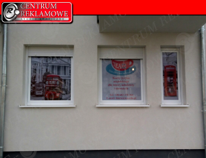 reklama na oknach Poznań Przeźmierowo