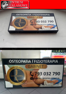 reklama zewnętrzna kasetony szyldy Przeźmierowo Rokietnica Kiekrz Poznań