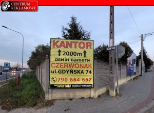 szyldy, tablice, reklamy Poznań, kasetony, banery